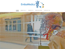 Tablet Screenshot of embomedics.com